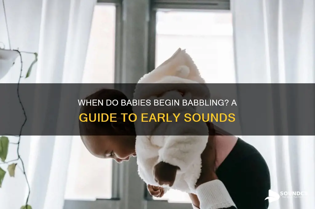 how old are babies when they start making sounds