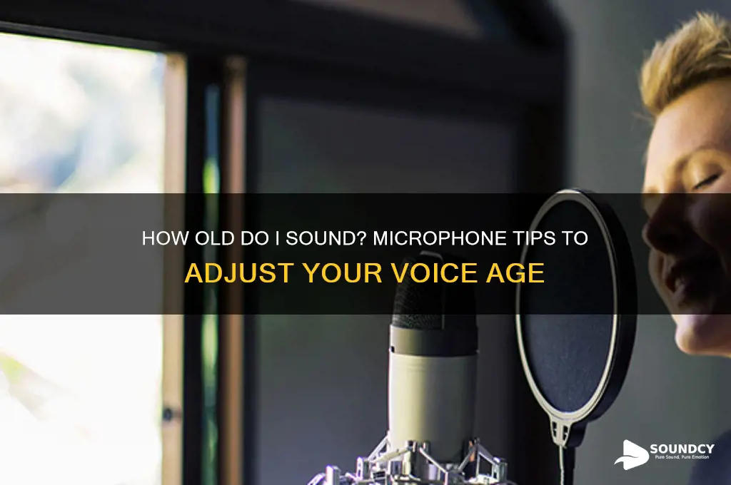 how old do i sound microphone