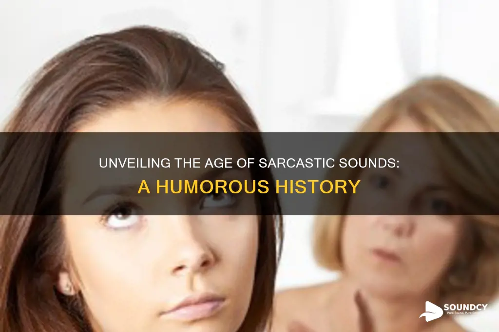 how old is sarcastic sounds