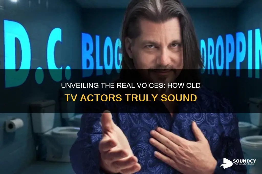 how old television actors actually sound