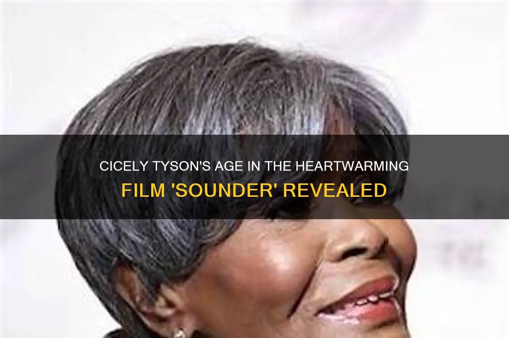 how old was cicely tyson in the movie sounder