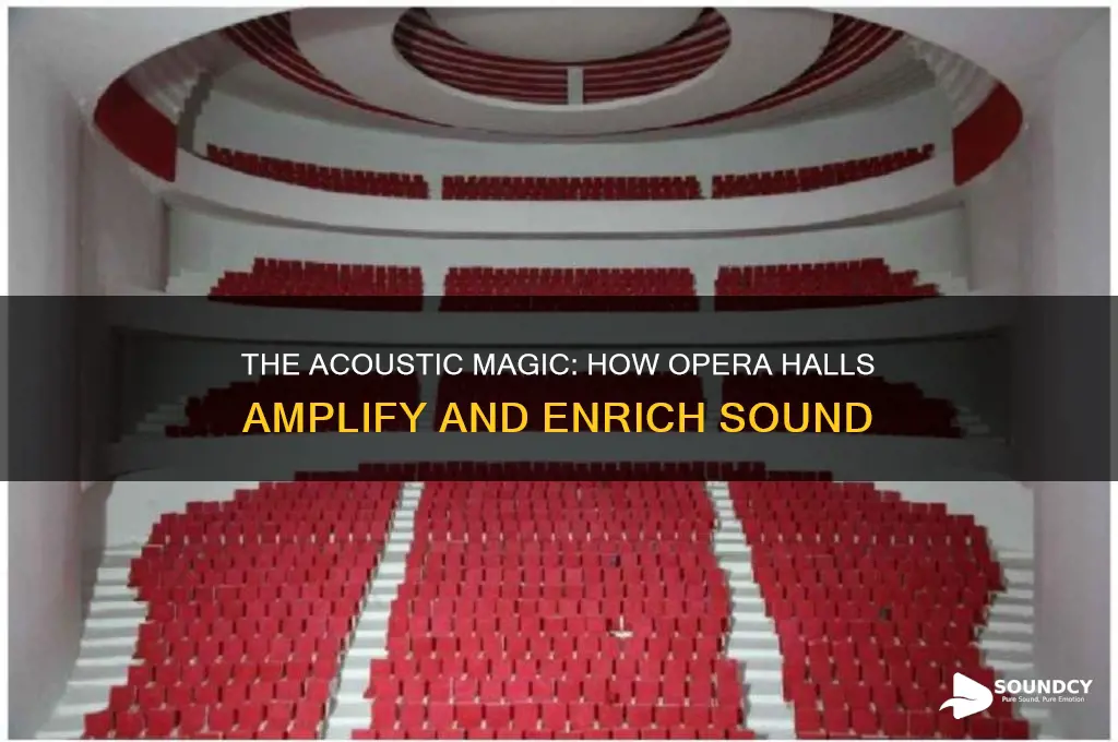 how opera halls enchance sound