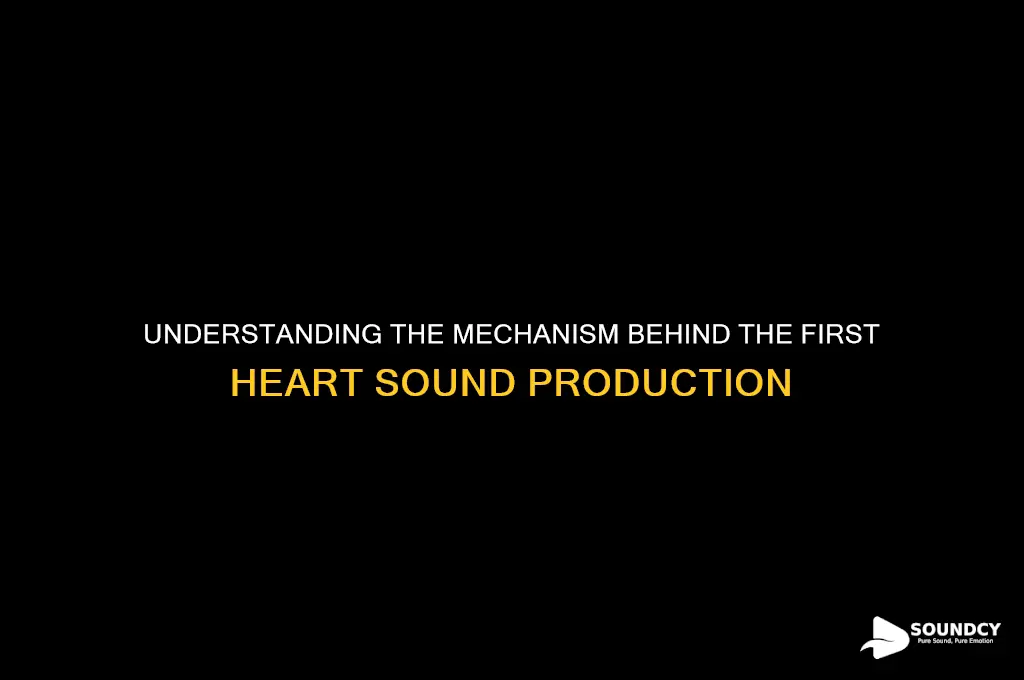 how os first heart sound produced