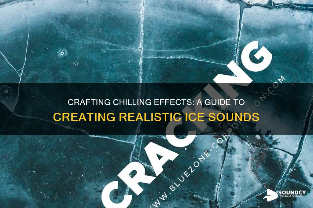 how ot make ice sound