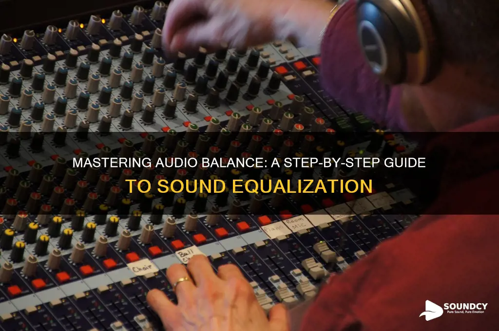 how ot make sound equalize