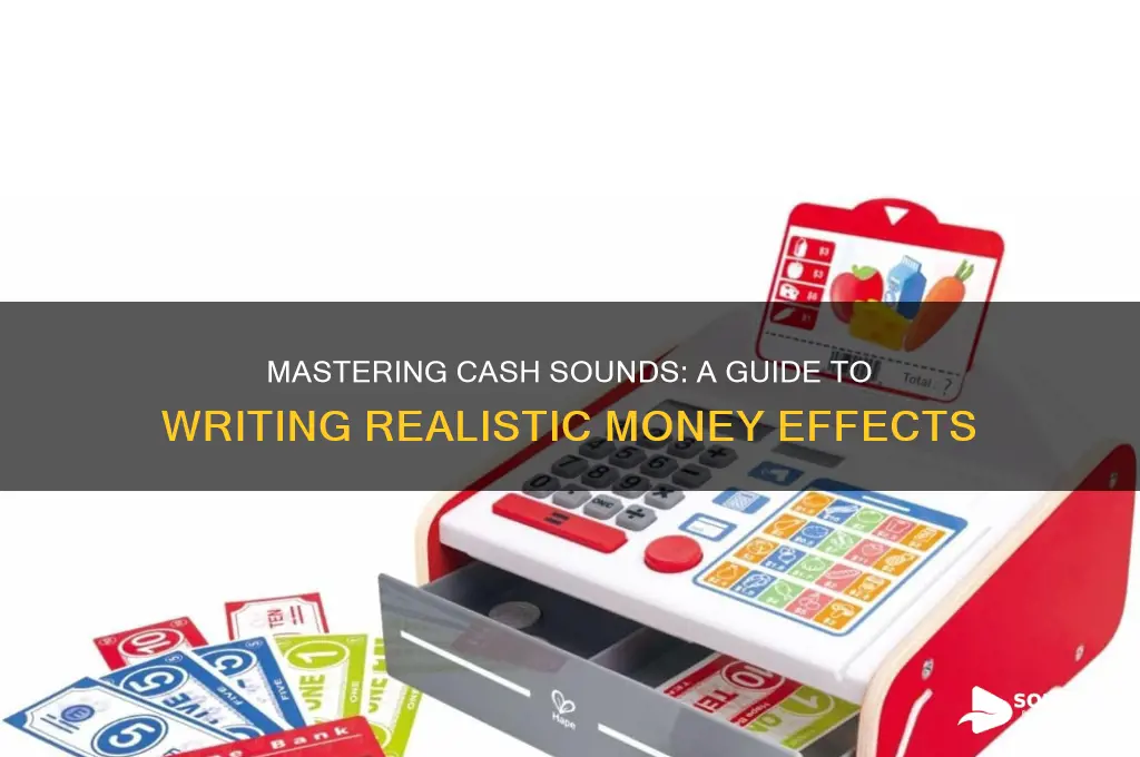 how ot write out cash sound