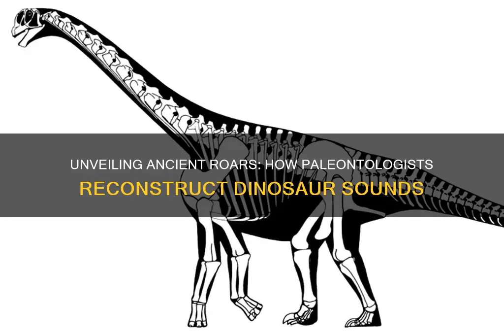 how paleontologists determine a dinosaur sound