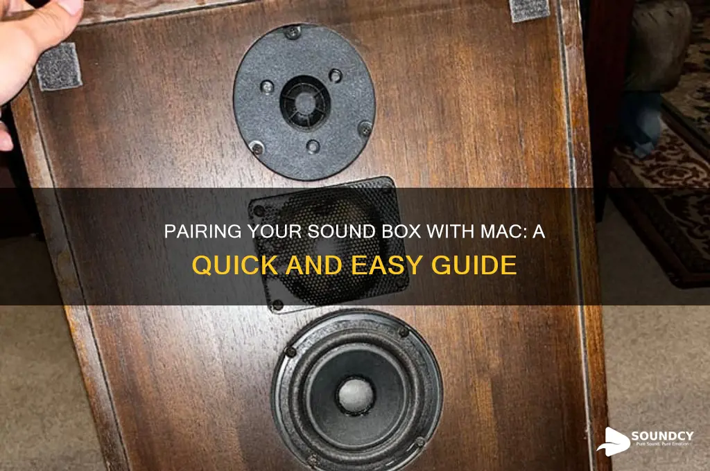 how parear sound box mac