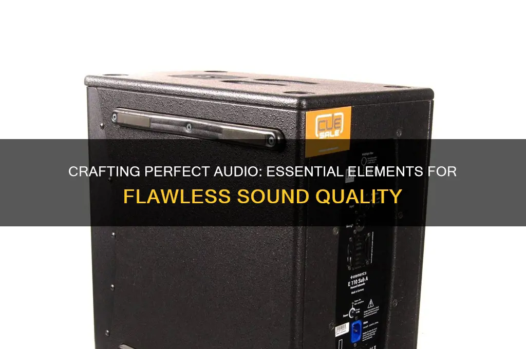 how pefect audio sounds like