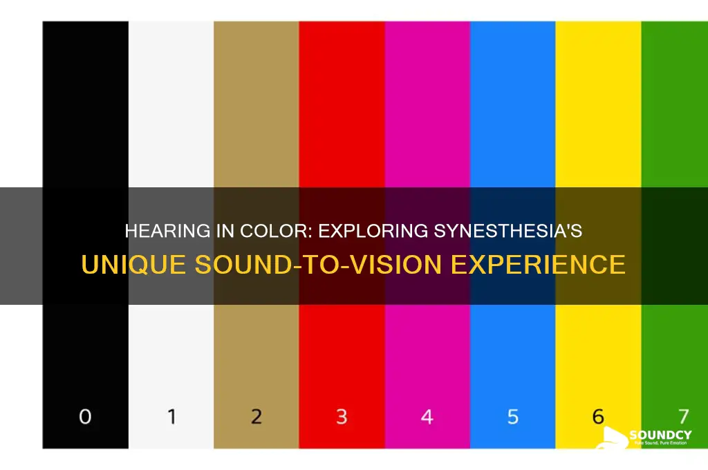 how people with synesthesia see sound