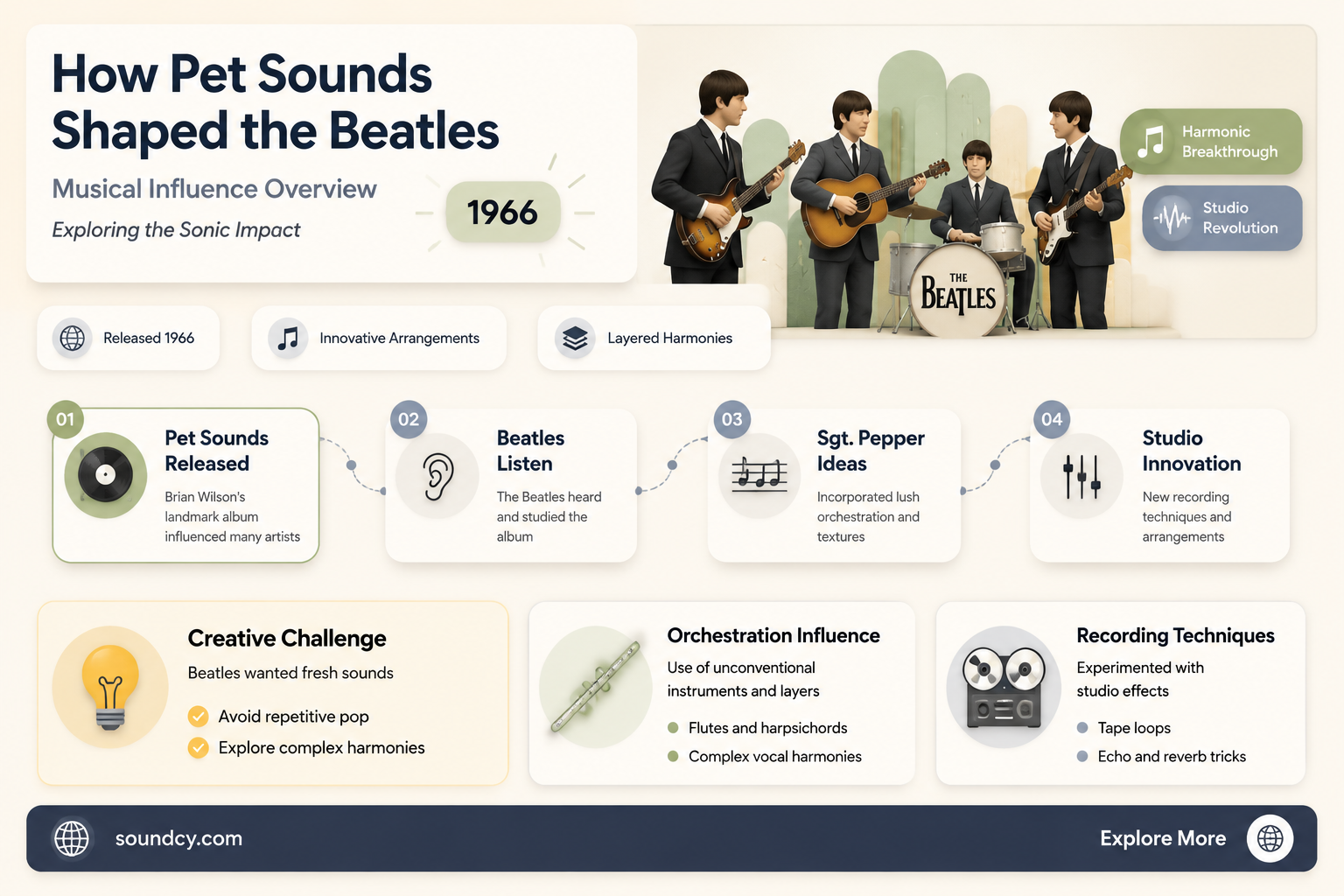did pet sounds influence the beatles