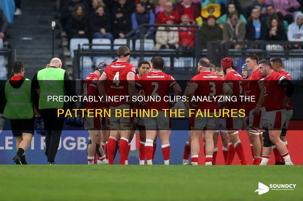 how predictably inept sound clip