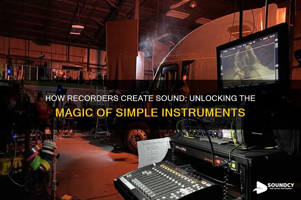 how recordets makr a sound