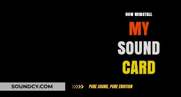 Reinstall Your Sound Card: A Step-by-Step Troubleshooting Guide
