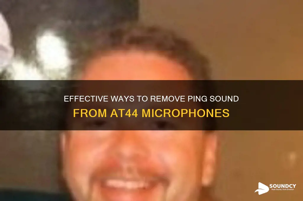 how remove ping sound from at44