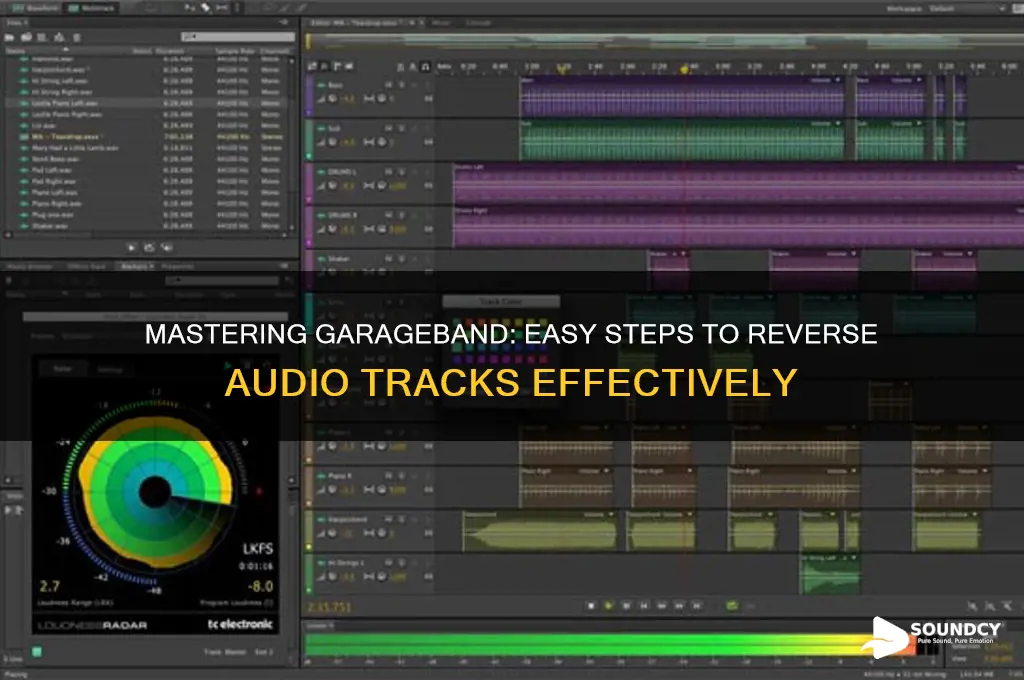 how reverse sound on garageband