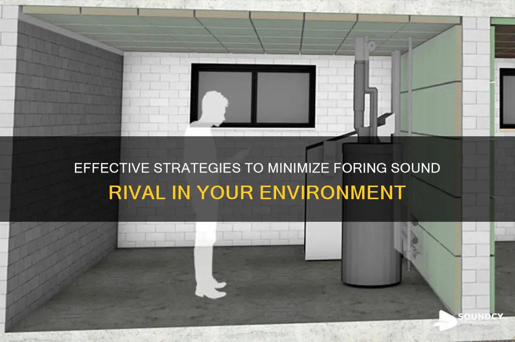 how ro reduce foring sound rival