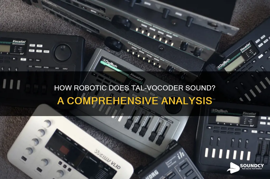 how robotic sounding is tal vocoder