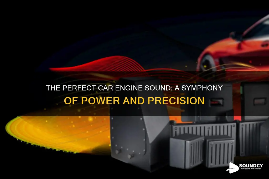 how should a car engine sound