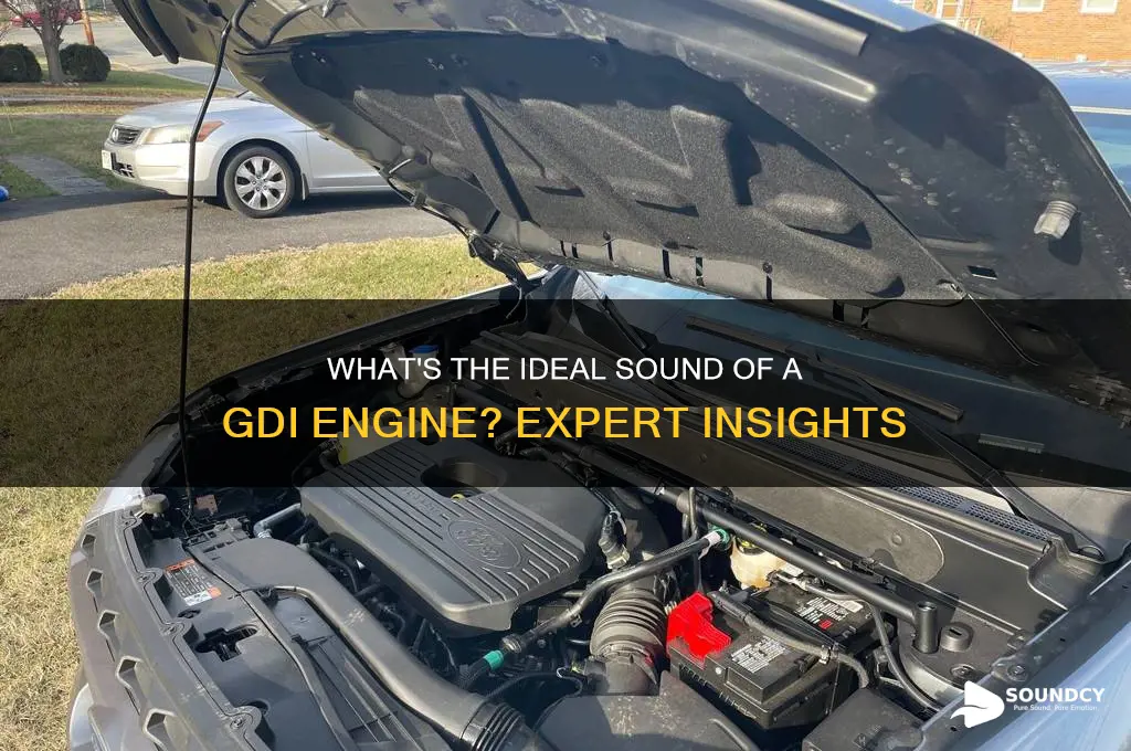 how should a gdi engine sound