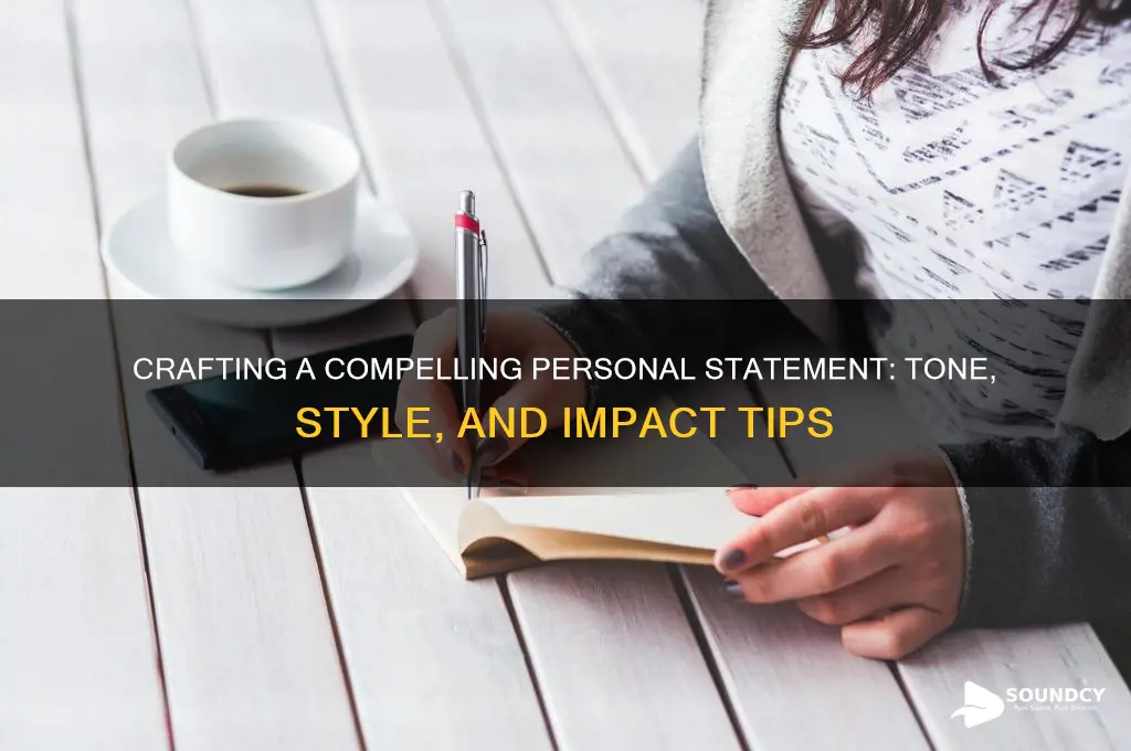 how should a personal statement sound