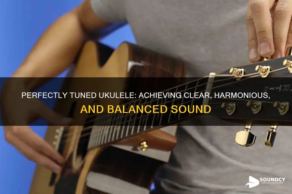 how should a tuned ukulele sound