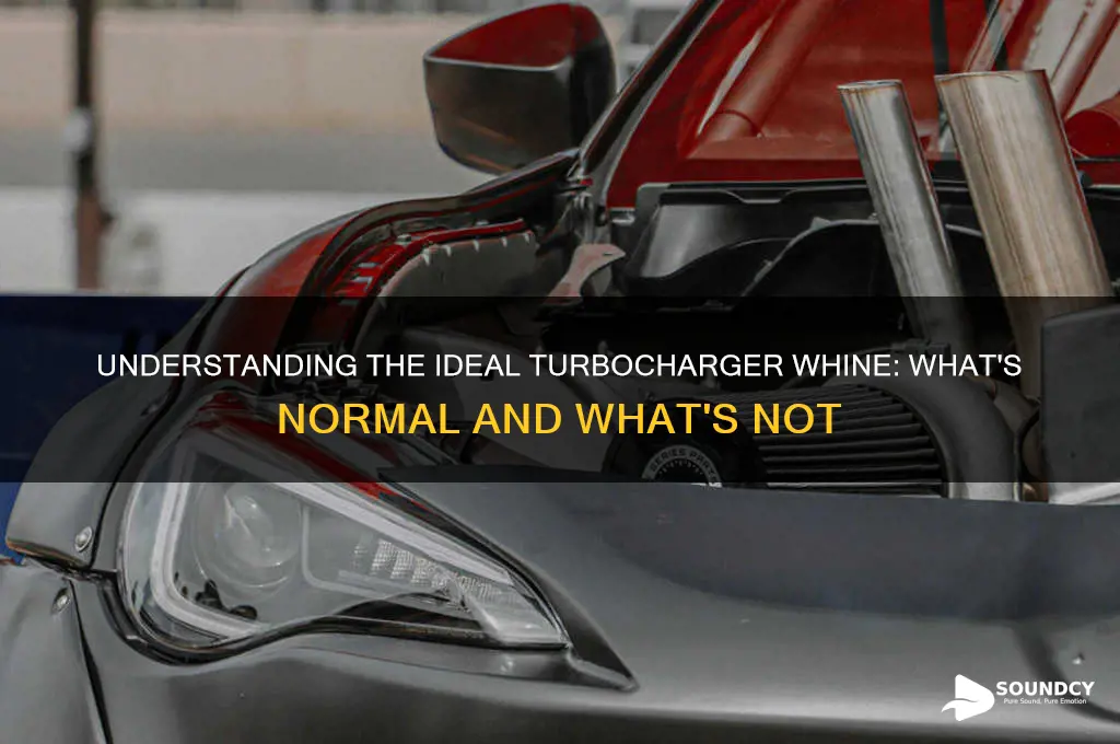 how should a turbo charge sound