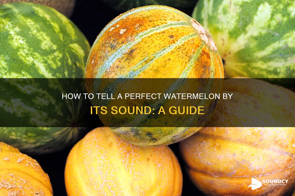 how should a watermellon sound