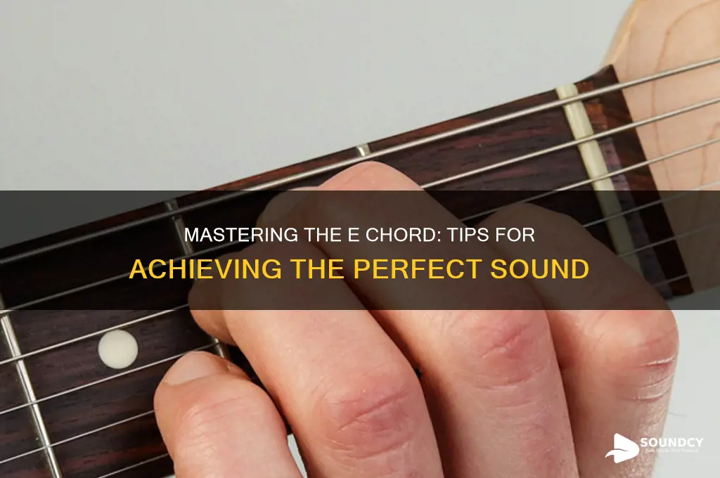 how should e chord sound