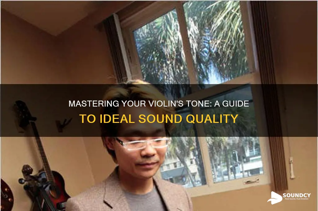 how should my violin sound