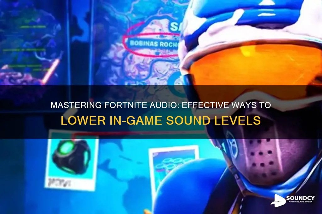how should you lower fortnite sound