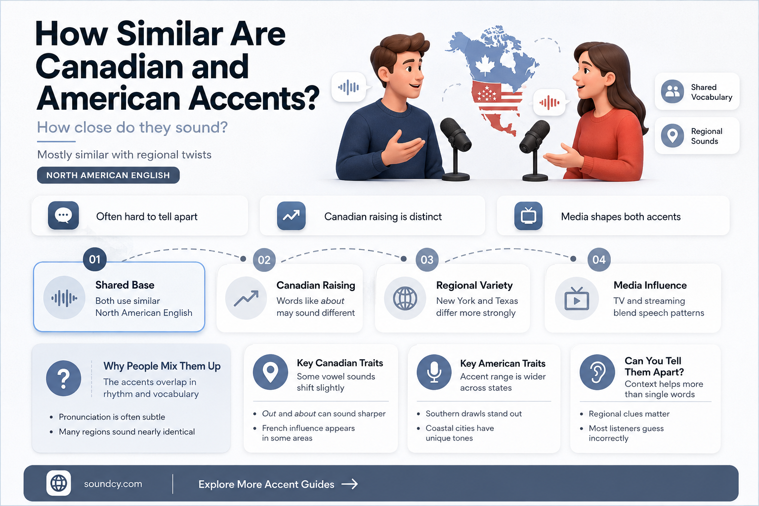 do americans and canadians sound alike