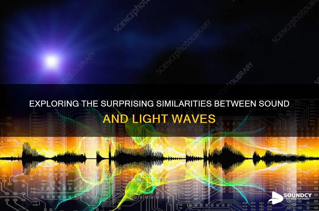 how sound and light similar