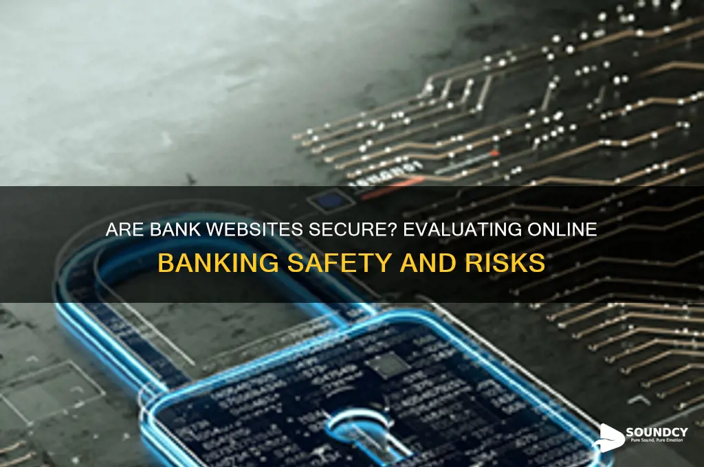 how sound are banks website