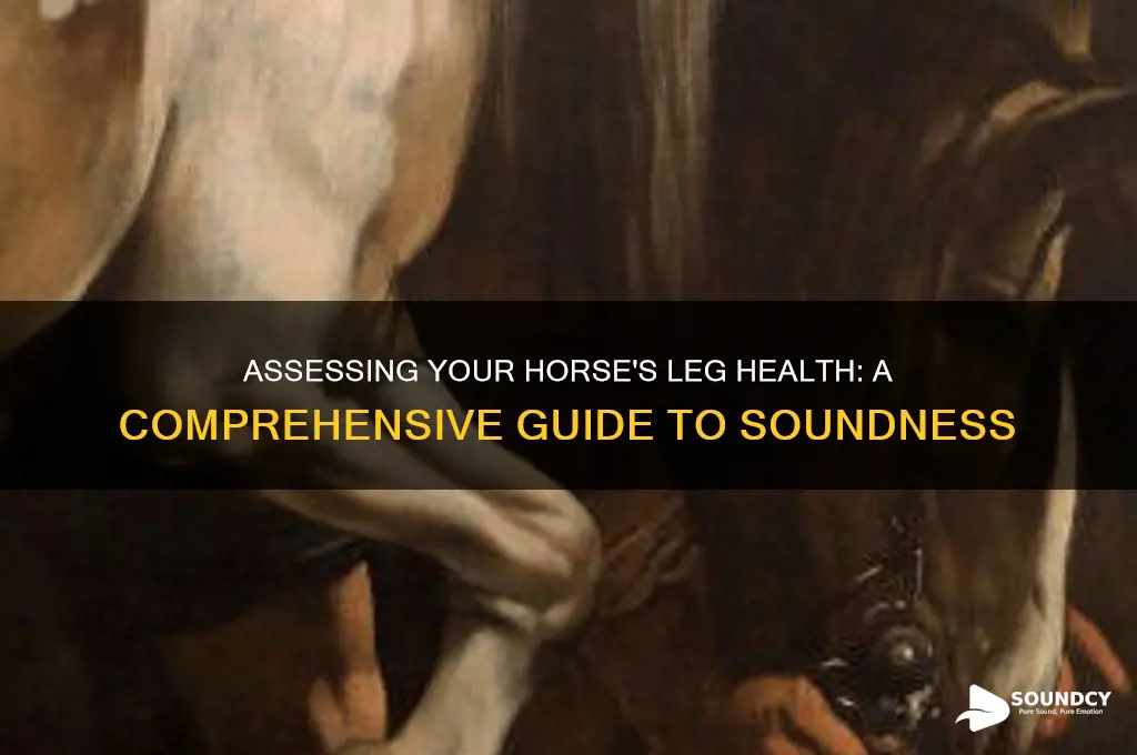 how sound are your horses legs