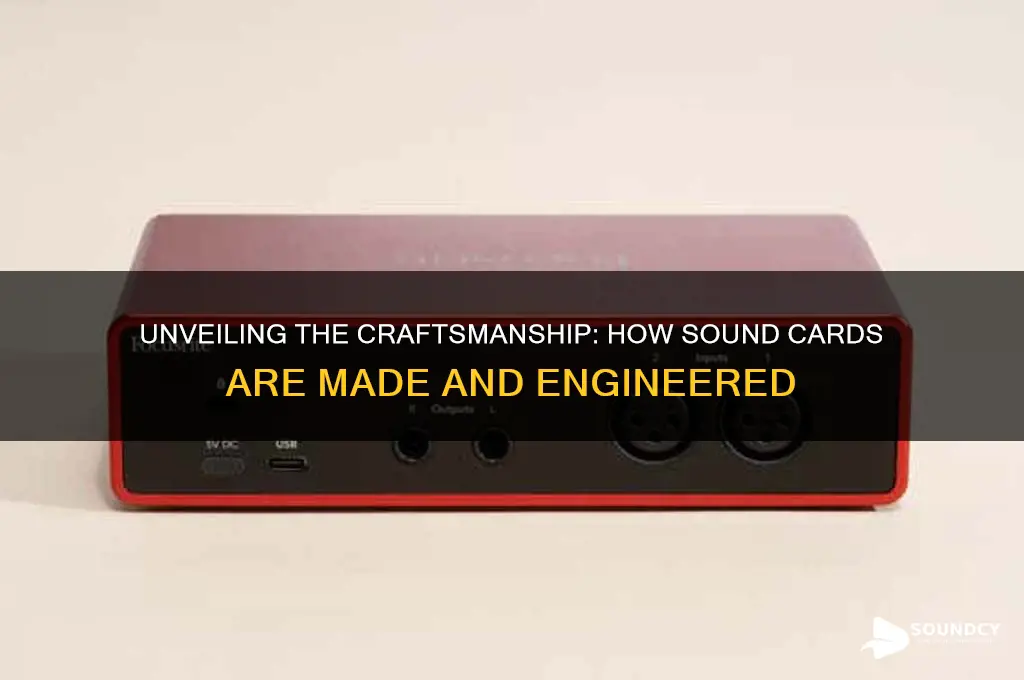 how sound cards are made