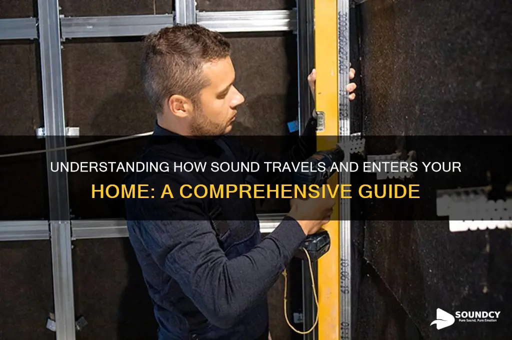 how sound enters a home