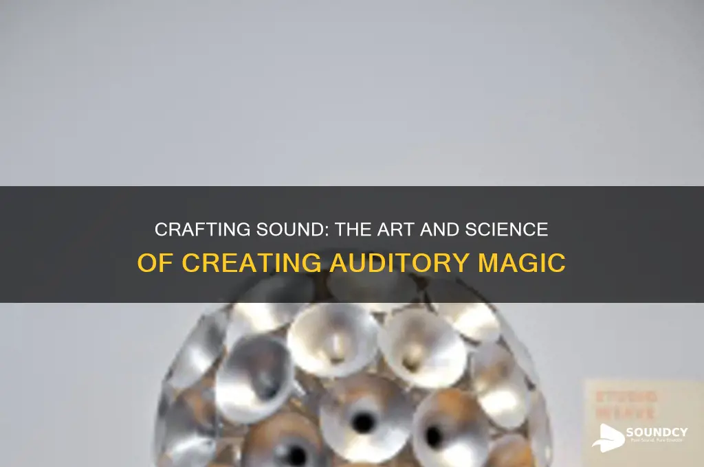 how sound is made craft