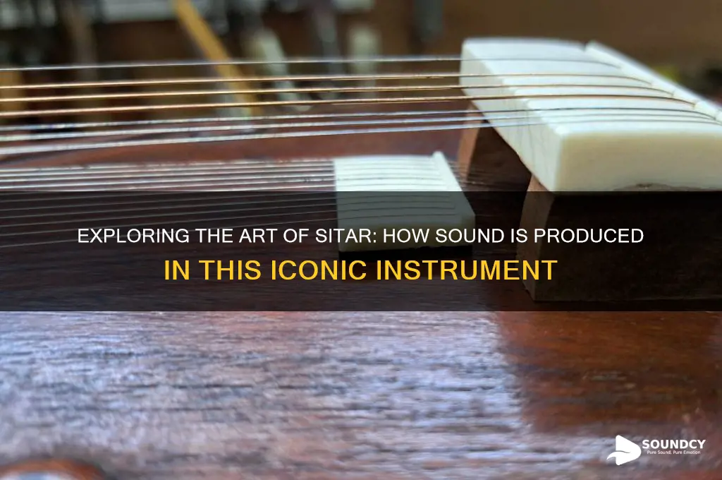 how sound is produced in sitar