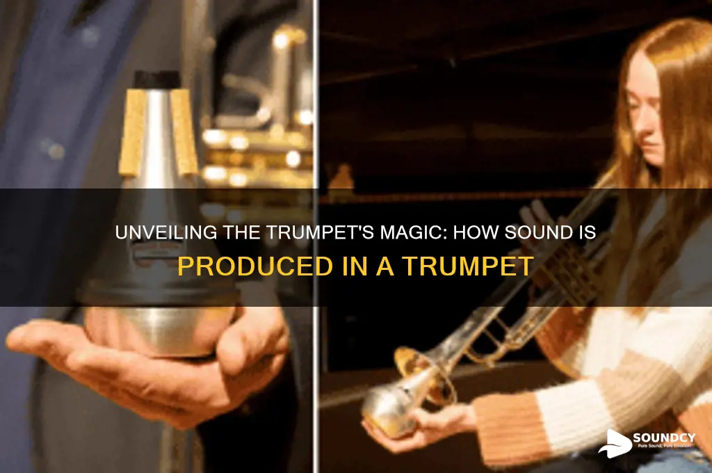 how sound is produced in trumpet