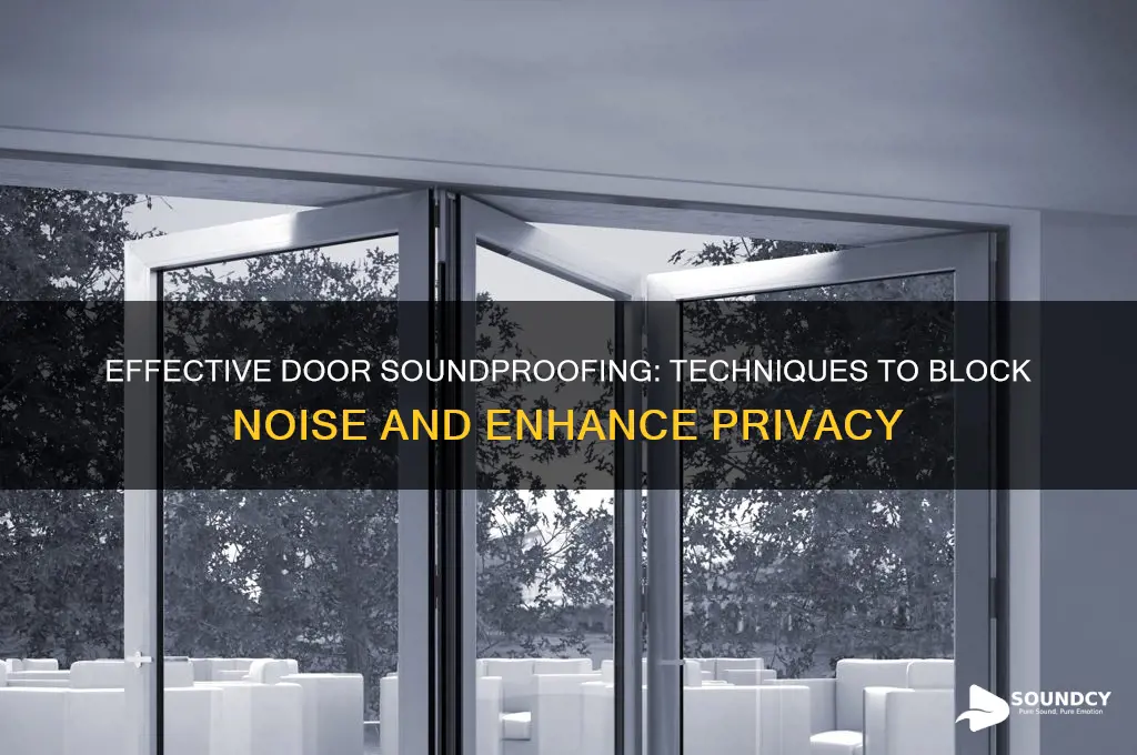 how sound proof a door