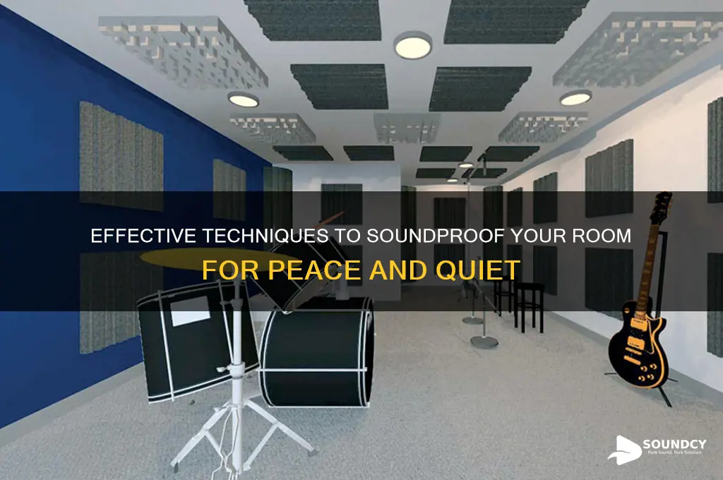 how sound proof a room