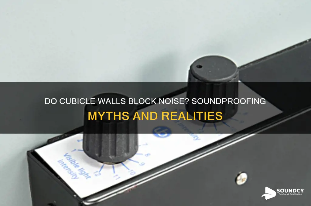 how sound proof are cubicle walls