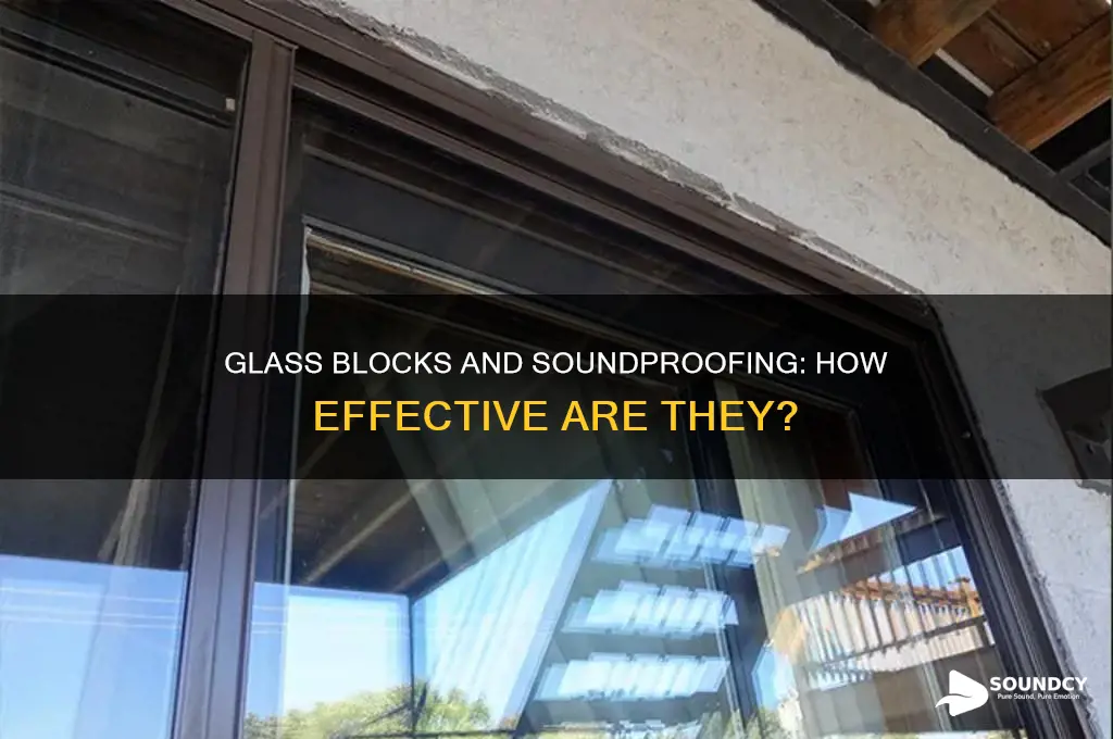how sound proof are glass blocks