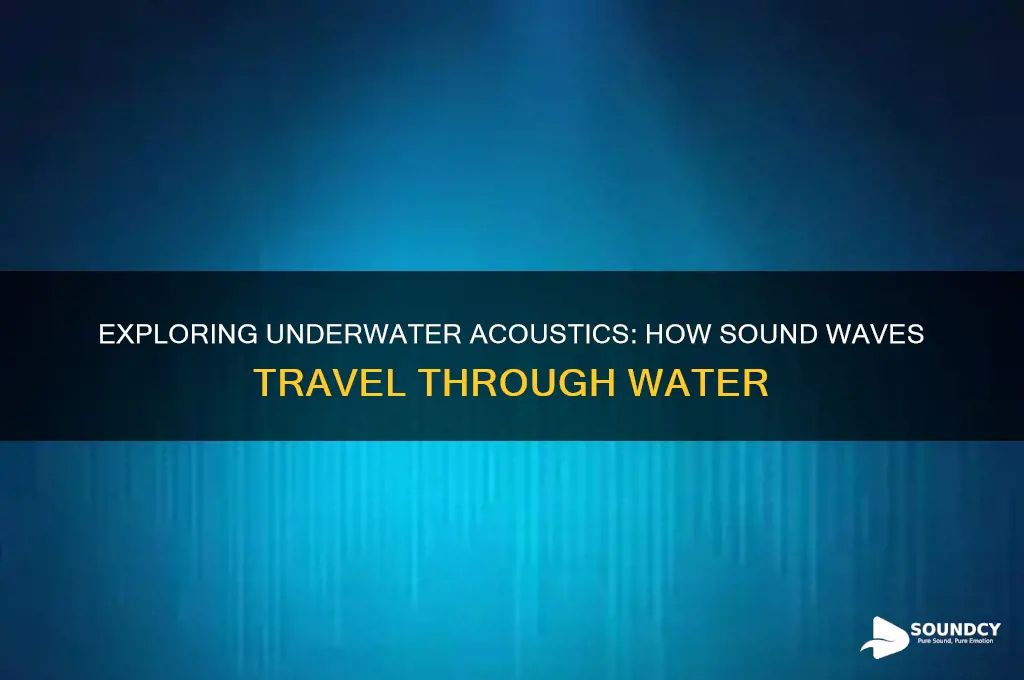 how sound propagates through water