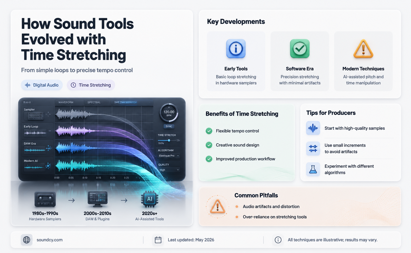 did sound tools have time stretching