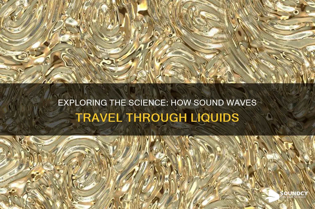how sound travel in liquid