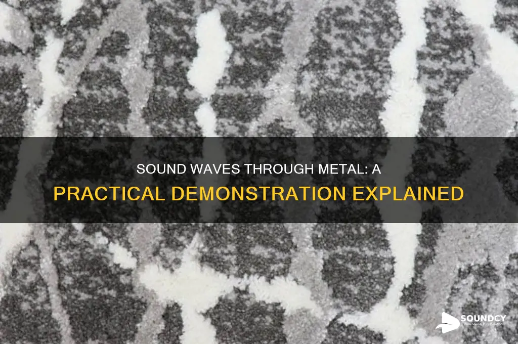 how sound travels through metal demonstration