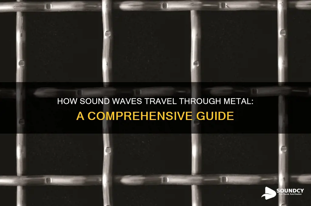 how sound travels trhrough metal