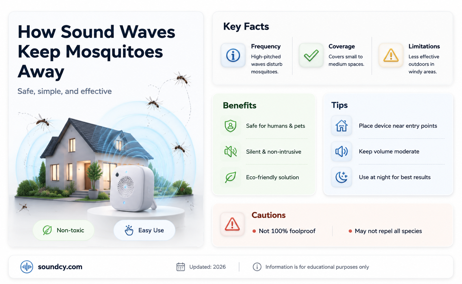 are there sounds that repel mosquitoes